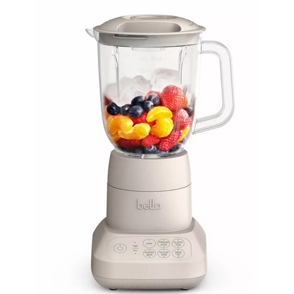 bella Flip & Store Blender 10-Speed 48oz 450 Watt Fit Anywhere in Oatmilk NEW - Picture 4 of 6